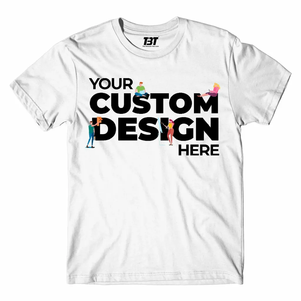 Nova Iconic White Cotton Custom Design T-Shirt